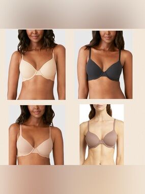 (4) Wacoal Comfort First Underwire T-Shirt Bra